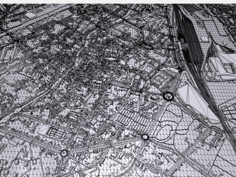 Cityscape Douai France Modelo 3D