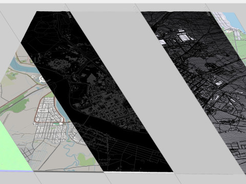 Cityscape Daugavpils Latvia 3D Model