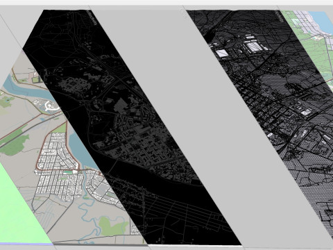 Cityscape Daugavpils Latvia 3D Model