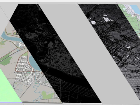 Cityscape Daugavpils Latvia 3D Model
