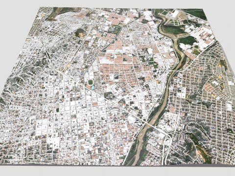 Cityscape Cucuta Colombia Modelo 3D