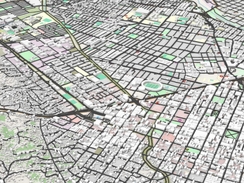 Cityscape Cucuta Colombia Modelo 3D