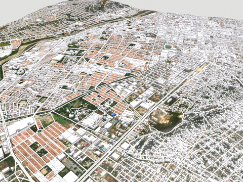 Cityscape Cucuta Colombia Modelo 3D