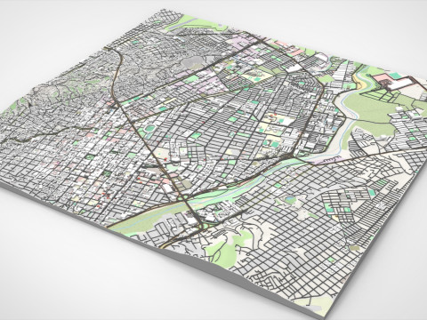 Cityscape Cucuta Colombia Modelo 3D