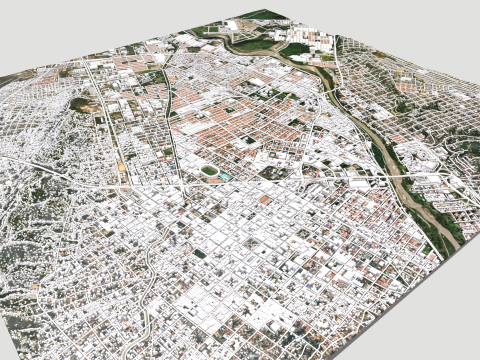 Cityscape Cucuta Colombia Modelo 3D
