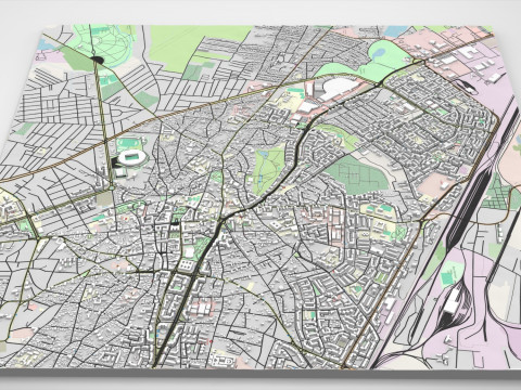 Cityscape Craiova Romania 3D Модель