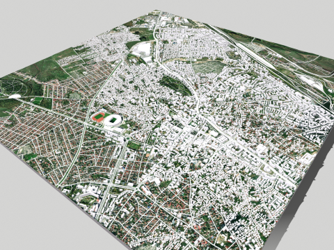 Cityscape Craiova Romania Modelo 3D