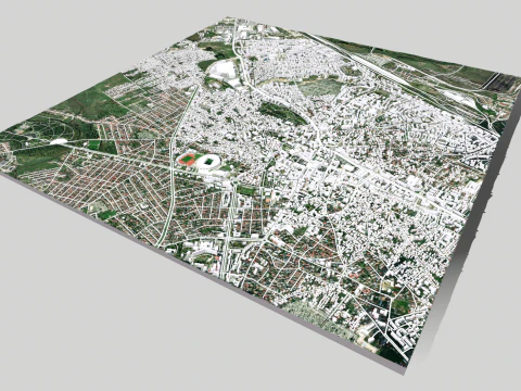 Cityscape Craiova Romania 3D Model