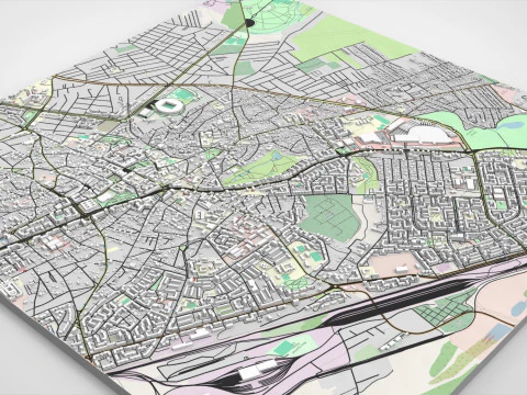 Cityscape Craiova Romania 3D Model