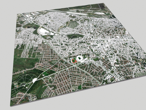 Cityscape Craiova Romania Modelo 3D