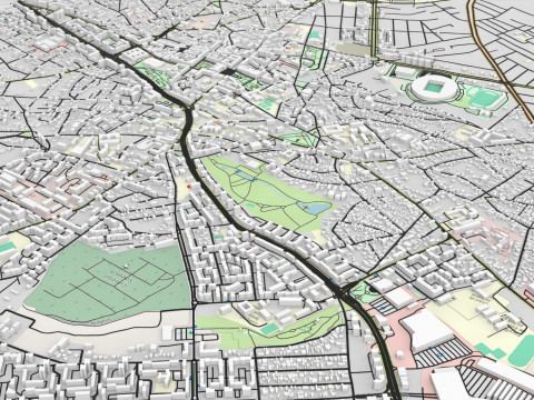Cityscape Craiova Romania Modelo 3D