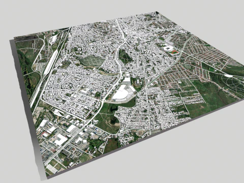 Cityscape Craiova Romania 3D Model