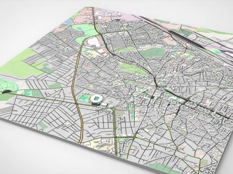Cityscape Craiova Romania 3D Model