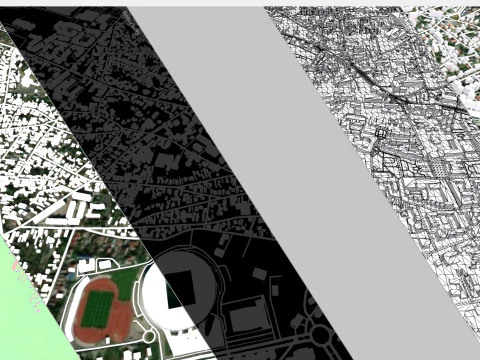 Cityscape Craiova Romania 3D Model