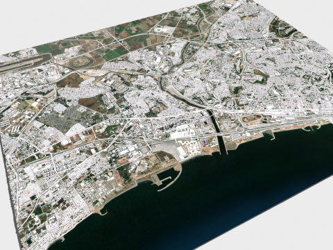 Cityscape Kouba Algeria Modelo 3D