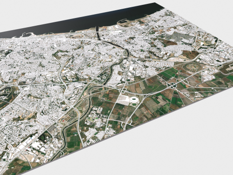 Cityscape Kouba Algeria Modelo 3D