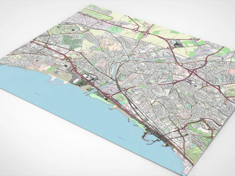 Cityscape Kouba Algeria 3D Model