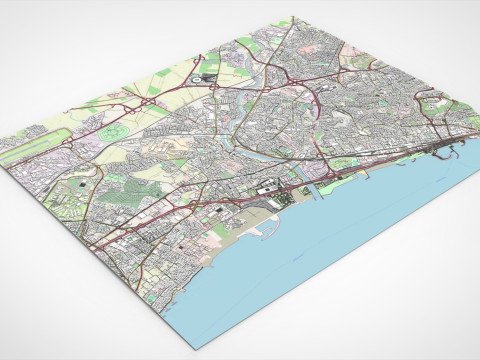 Cityscape Kouba Algeria Modelo 3D