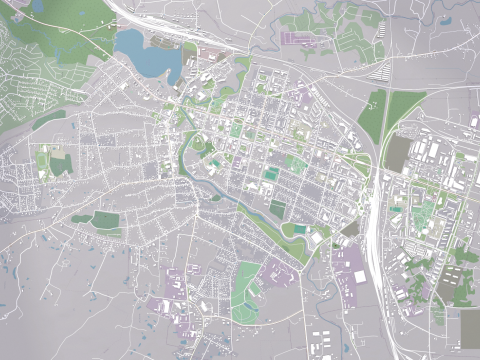 Cityscape Rezekne Latvia 3D Model