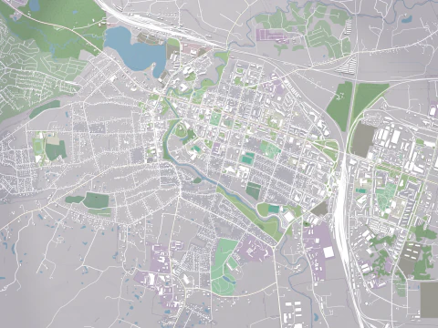 Cityscape Rezekne Latvia 3D Model