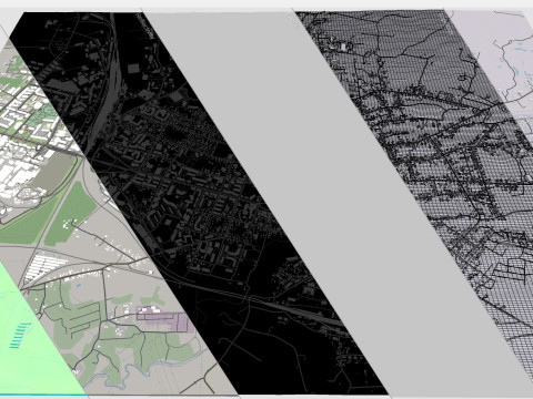 Cityscape Rezekne Latvia 3D Model