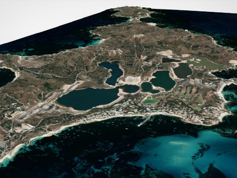 Rottnest island Australia 3Dモデル