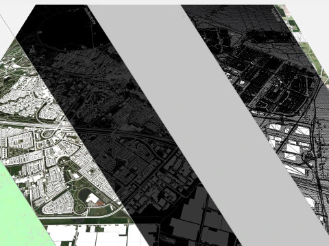Cityscape Zoetermeer Netherlands 3D Model