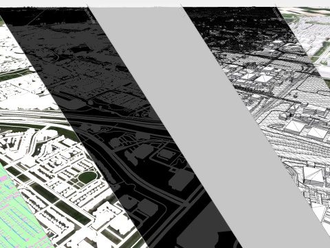 Cityscape Zoetermeer Netherlands 3D Model