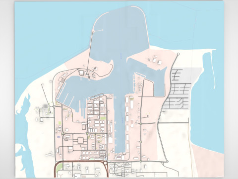Shahid Bahonar Port Iran 3D मॉडल