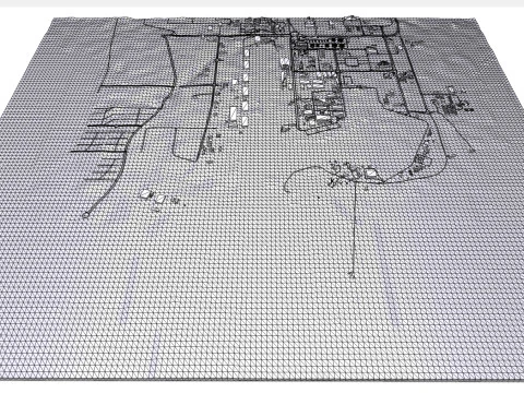 Shahid Bahonar Port Iran 3D Model