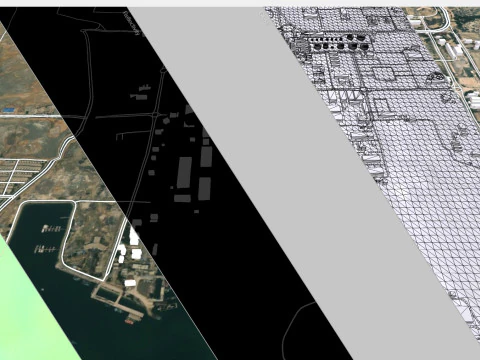 Shahid Bahonar Port Iran 3D Model