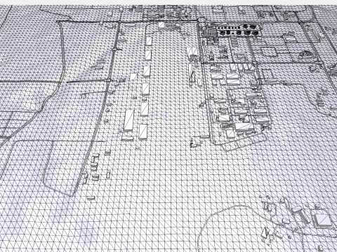 Shahid Bahonar Port Iran 3D Model