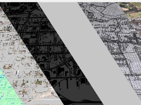 Cityscape Burlington Vermont USA 3D Model