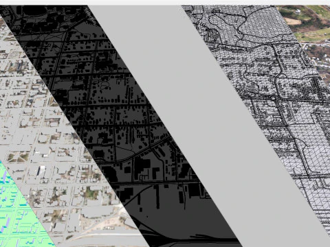 Cityscape Burlington Vermont USA 3D Model