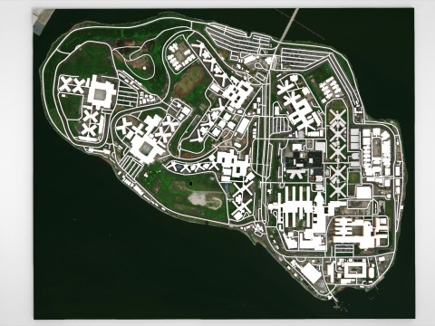 Rikers Island NY USA 3D Model