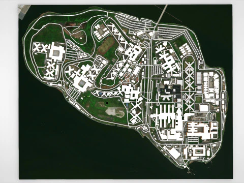 Rikers Island NY USA 3D Model