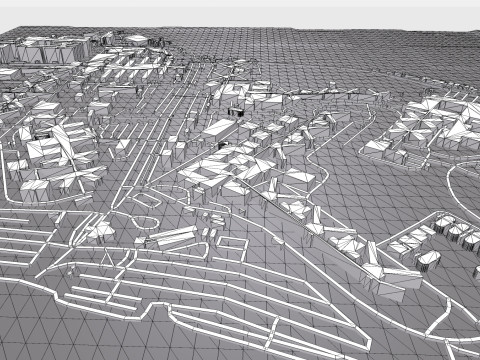 Rikers Island NY USA 3D Model