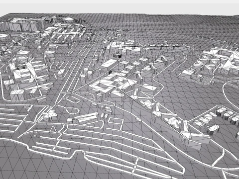 Rikers Island NY USA 3D Model