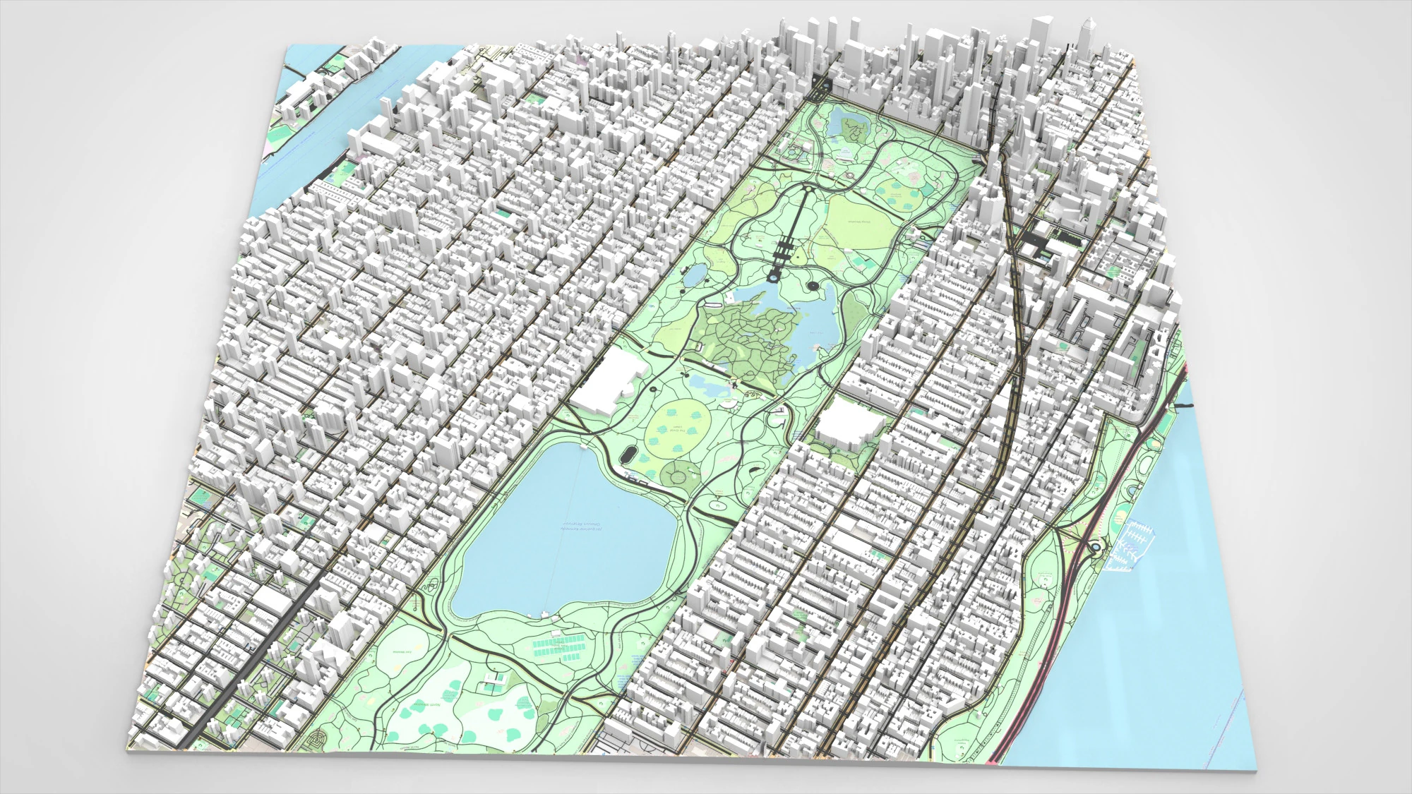The Upper West Side USA 3D Model .c4d .max .obj .3ds .fbx .stl .blend