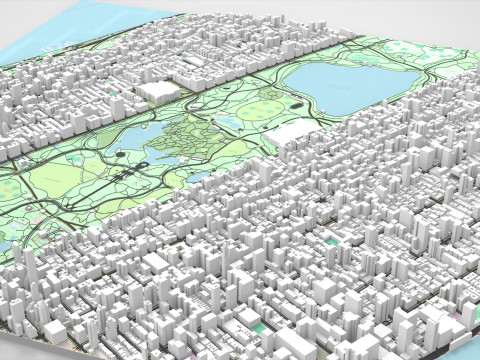 The Upper West Side USA 3D Model