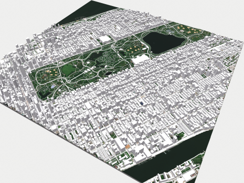 The Upper West Side USA 3D Model
