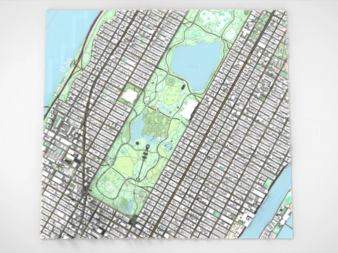 The Upper West Side USA 3D Model