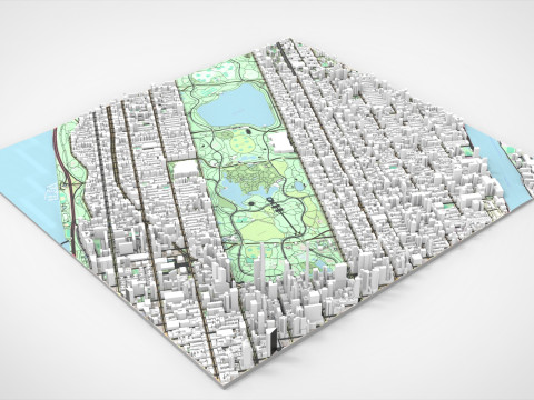 The Upper West Side USA 3D Model
