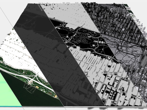 The Upper West Side USA 3D Model
