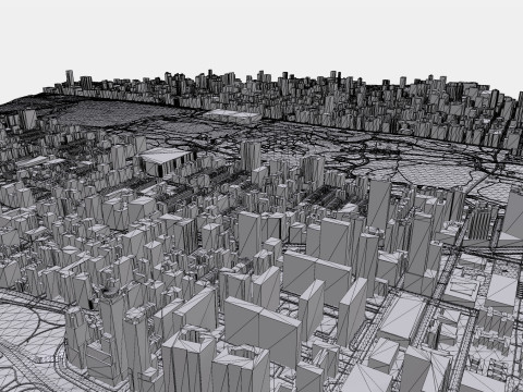 The Upper West Side USA 3D Model