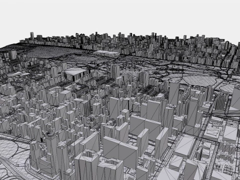 The Upper West Side USA 3D Model