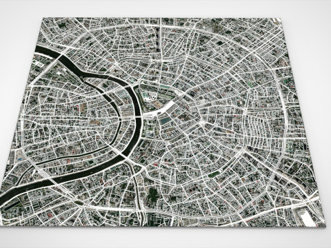 The Garden Ring Moscow Streets and roads 3D मॉडल