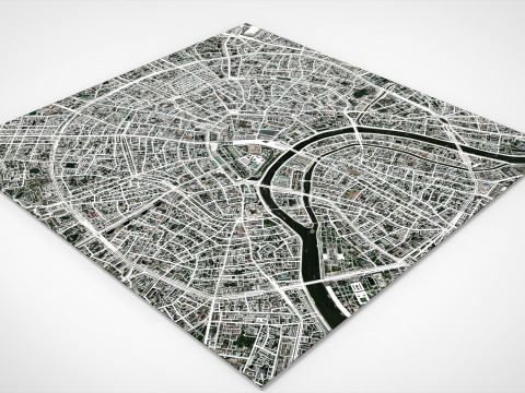 The Garden Ring Moscow Streets and roads 3D मॉडल