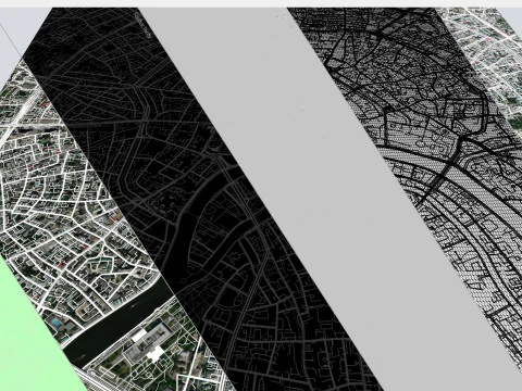 The Garden Ring Ruas e estradas de Moscou Modelo 3D
