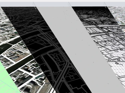 The Garden Ring Ruas e estradas de Moscou Modelo 3D